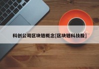 科创公司区块链概念[区块链科技股]